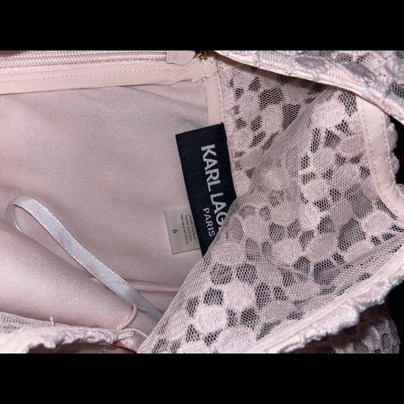 karl lagerfeld- pink flower dress 6 - Picture 4 of 4